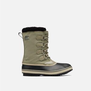 NWT Sorel Men’s 1964 PAC Nylon Waterproof Snow Boots in Sage/Dark Moss size 8.5